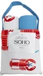 Набор 2 хлопковых полотенец Soho кухонные 40x60 см Lobster (BS 45564) - изображение 1