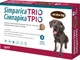 Жевательные таблетки против блох, клещей и гельминтов для собак Zoetis Simparica TRIO (Симпарика TRIO) весом от 40.1 до 60 кг 3 таблетки (5414736055688/ 336424171 / 5414736065809) - изображение 2