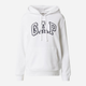 Bluza damska z kapturem kangurka GAP V-Gap Heritage Po Hd 463506-21 S Biała - obraz 5