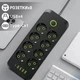 Мережевий фільтр-подовжувач із запобіжником 8 розетками 4 USB 1 Type-C трійник, переноска 5000 Вт 3м Чорний - зображення 3