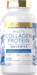 Добавка премиум-класса пептиды коллагена Carlyle Multi Collagen Protein 300 капсул - изображение 1