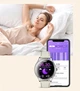 Смарт часы женские LEMFO QS36 Silver (разговор, тонометр, пульсоксиметр) Amoled экран - изображение 7