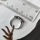 Серебряное кольцо с натуральным гранатом 1.65ct, вес изделия 2,57 гр (2181613) - изображение 4