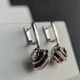 Срібна каблучка з натуральним гранатом 8.463ct (2182221) - зображення 2