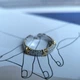 Серебряное кольцо с фианитами, вес изделия 3,65 гр (2182986) - изображение 5