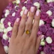 Срібна каблучка з цитрином nano 3.117ct, вага виробу 2,81 гр (2171836) - зображення 5