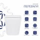 Унитаз подвесной Qtap Tern с сиденьем Soft-close QT17332303ASW - изображение 3