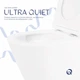Унитаз подвесной Qtap безободочный Ultra Quiet для ванной комнаты с сиденьем Soft-close белый (600139) - изображение 5