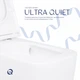 Унитаз подвесной Qtap безободочный с сиденьем Soft-close для ванной комнаты современный дизайн без ободка (600263) - изображение 5
