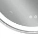 Зеркало с LED-подсветкой Qtap 800х700 сенсорный антизапотев для ванной комнаты регулировка цвета (600799) - изображение 9