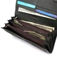 Горизонтальный кошелек с карманом для телефона из натуральной кожи ST Leather 23068 зеленый - изображение 7