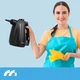 Ручний пароочисник MalTec HDS3550W-PRO для дому та авто, 1350 Вт, 550 мл, IPX4, 6 насадок та аксесуарів, чорний. - зображення 13