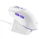 Ігрова комп'ютерна миша Proove Gaming Rate Pro |2.4ГГц/BT/USB, 800-26000dpi, 500mAh, 140H| із зарядною станцією white - зображення 3