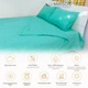 Летний постельный комплект MirSon №2501 Silk Kapok 11-2208 Mint одеяло 110х140 см + наволочки 2 х 40х60 см + простынь 110x160 см (2200003098679) - изображение 2