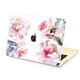 Чехол пластиковый для Apple MacBook Air 13 M2 M3 M4 M5 2022-2026 (Акварельные пионы на белом) A2681/A3113/A3240/A3449 макбук эйр 13.6" аир - изображение 7