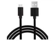 Кабель Choetech USB 2.0 to Micro USB 1.2m Black (AB003) - зображення 1