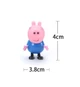 Набор фигурок Свинка Пеппа RESTEQ, игрушки Peppa Pig, фигурки Свинка Пеппа и семья, игровые фигурки для детей - изображение 6
