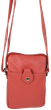 Небольшая женская кожаная наплечная сумка коралловая Borsacomoda (sum0028730) - изображение 2