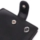 Классический мужской бумажник горизонтального формата из натуральной кожи ST Leather Wallet 23094 Черный - изображение 5