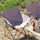 Складное туристическое кемпинговое кресло Camping Chair с чехлом Серое - изображение 2