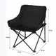 Складне туристичне кемпінгове крісло Camping Chair з чохлом Чорне - зображення 4