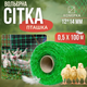 Сетка AgroStar вольерная 0,5х100м зеленая 12х14см для защиты винограда овощей ограждения птицы зонирования - изображение 1