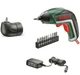 Аккумуляторная отвертка Bosch Ixo V Medium (3.6В, 4.5 Нм, 1.5 Ач) + набор бит(10шт) угловой адаптер зарядное устройство (25625) - изображение 1