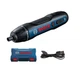 Аккумуляторная отвертка Bosch GO 2 Professional (3.6В, 5 Нм, 1.5 Ач) с регулировкой крутящего момента + кейс (25626) - изображение 1