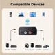 Приемник Bluetooth 6.0 Ugreen BT505 Hi-Res Audio LDAC адаптер 2RCA+3.5mm для наушников, авто, стереосистемы, мобильного телефона 15часов 24bit/96kHz Black (55545) - изображение 7