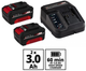Набор аккумуляторных инструментов EINHELL TK 18/3 Li (CD+AG+HD+2 Battery+Bag) : с АКБ 2шт-18V 3.0Ач+ЗП - изображение 5