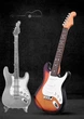 3D пазл Металлический Гитара Electric Lead Guitar - изображение 7