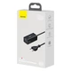Мережевий зарядний пристрій Baseus GaN3 Pro 100 Вт PD+QC 2 × USB Type-C + 2 × USB-A чорний - зображення 2