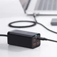 Мережевий зарядний пристрій Baseus GaN3 Pro 100 Вт PD+QC 2 × USB Type-C + 2 × USB-A чорний - зображення 10
