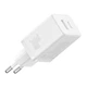 Мережевий зарядний пристрій Baseus Cube 30 Вт USB-C+USB-A PD/QC білий - изображение 8