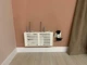 Настенная коробка для роутера Wi-Fi Полка 30*20,5*10 см Белая решетка - изображение 2