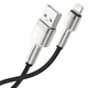 Кабель Baseus Cafule Series Metal Data Cable USB to IP 2.4A 1m Black (CALJK-A01) - изображение 6