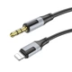 Аудіокабель BOROFONE BL19 iP to 3.5mm male, TPE, 1m, Black (6941991108327) - изображение 1