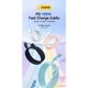 Кабель ESSAGER Waves Type-C to Type-C 100W 1m white (EXCTT1-WL02-P) - изображение 3