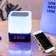 Ночник лампа многоцветный портативный светильник MiNi-HiFi Speaker и беспроводная спикер Bluetooth с часами 1200 mAh - изображение 8