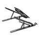 Підставка для ноутбука HOCO Brilliant heat dissipation folding notebook stand DH17 black - зображення 4