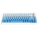 Клавіатура AJAZZ AK820 MAX Blue Gradient Бездротова Ігрова Механічна. 2.4G/Bluetooth/Кабель. Батарея 8000mAh. Sea Salt V2 Switch - зображення 4