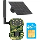 Камера для охоты на солнечной батарее A8S 4G фотоловушка камуфляж, ночная съемка, датчик движения, микрофон - изображение 1