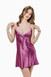 Ночная рубашка женская из атласа Felisiya Lingerie Лиловый 15-105 L (2000000534015) - изображение 5