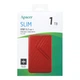 Зовнішній жорсткий диск PHD External 2.5'' Apacer USB 3.2 Gen. 1 AC236 1Tb Red (color box) (AP1TBAC236R-1) - изображение 2