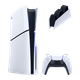 Набір Консоль Sony PlayStation 5 Slim Blu-ray 1TB White Б/У + Геймпад Бездротовий DualSense 2шт + Зарядний Пристрій Дротовий для DualSense - зображення 1