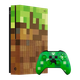 Набор Консоль Microsoft Xbox One S Minecraft Limited Edition 500GB Green Б/У + Геймпад Беспроводной Version 2 - изображение 1