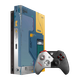 Набор Консоль Microsoft Xbox One X Cyberpunk 2077 Limited Edition 1TB Yellow Blue Б/У + Геймпад Беспроводной Version 2 Black White - изображение 1
