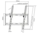 Крепление Brateck LP34-44T для телевизора 23"-55" - изображение 5