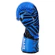 Рукавички шкіряні боксерські Twins Maze 5067 на липучці розмір 14 унцій Blue-Black - зображення 4