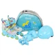 Роликовые коньки с комплектом защиты Banwei 230 размер 39-42 Light Blue-Multicolor - изображение 1